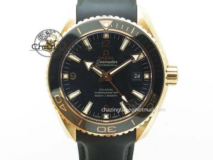 0428 Planet Ocean 2016 43.5mm SS Blue Bezel OM 1:1 Best Edition Blue Dial on SS Bracelet A8900 V WellDesigned 8029